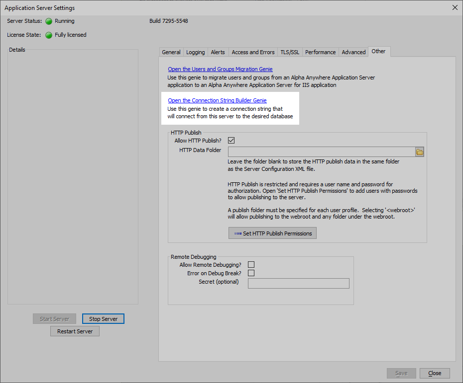 Conn Str Builder Genie2